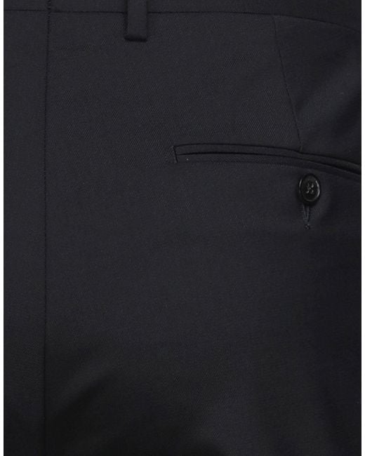 BE ABLE Blue Pants Virgin Wool, Polyester, Elastane for men