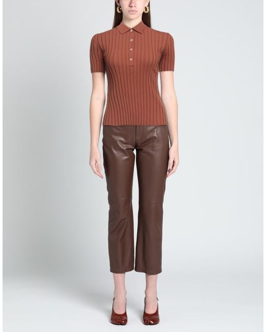 Aspesi Brown Polo Shirt