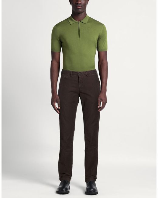 Briglia 1949 Gray Pants Cotton, Elastane for men