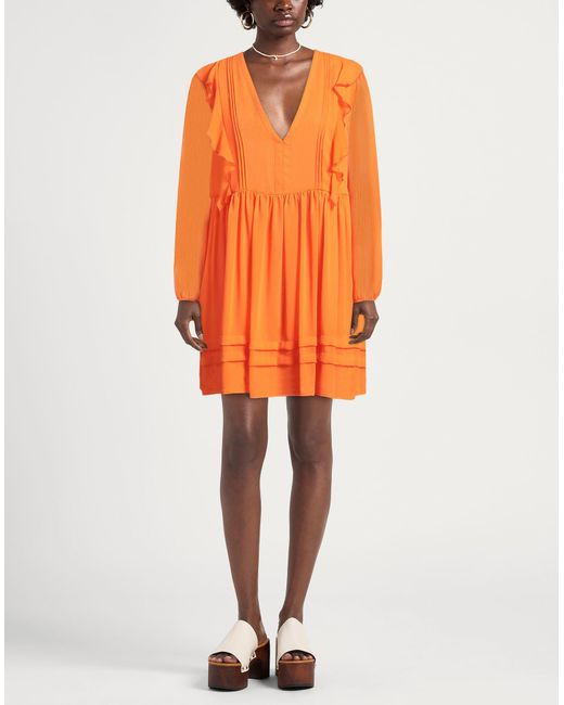 Liu Jo Orange Mini Dress