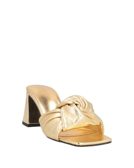 By far shop gold sandals