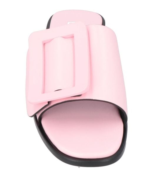 Boyy Pink Sandals Leather