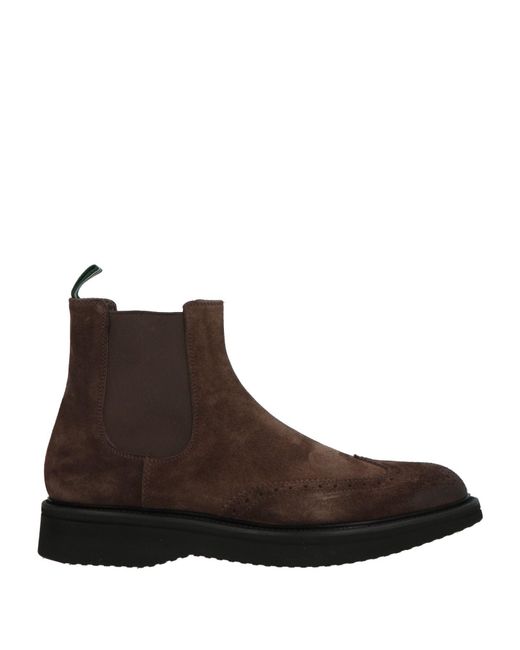 Green George Brown Ankle Boots Leather for men