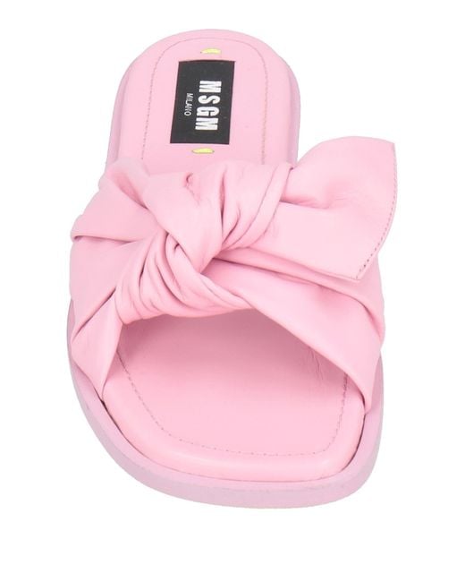 MSGM Pink Sandals