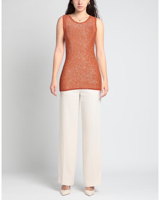 SFIZIO STUDIO Brown Tank Top