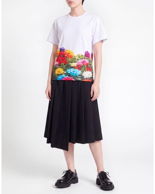 Comme des Garçons White T-Shirt Polyester