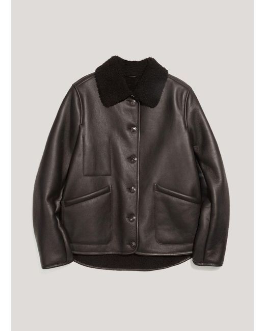 YMC Brainticket Mk2 Leather Jacket Black | Lyst