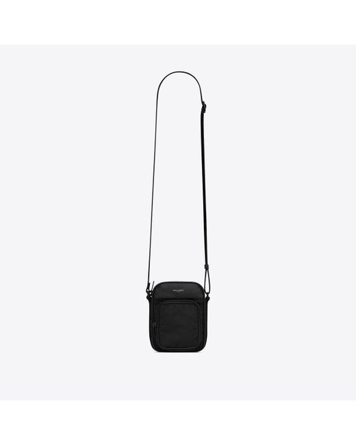 Saint Laurent City mini-kameratasche aus nylon schwarz in Black für Herren