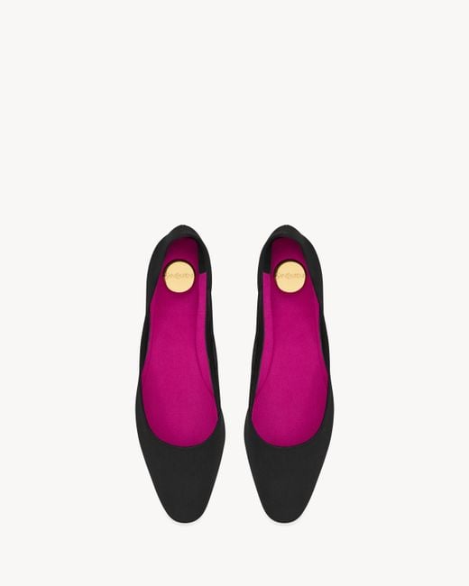 Saint Laurent Pink Lou Ballerinas