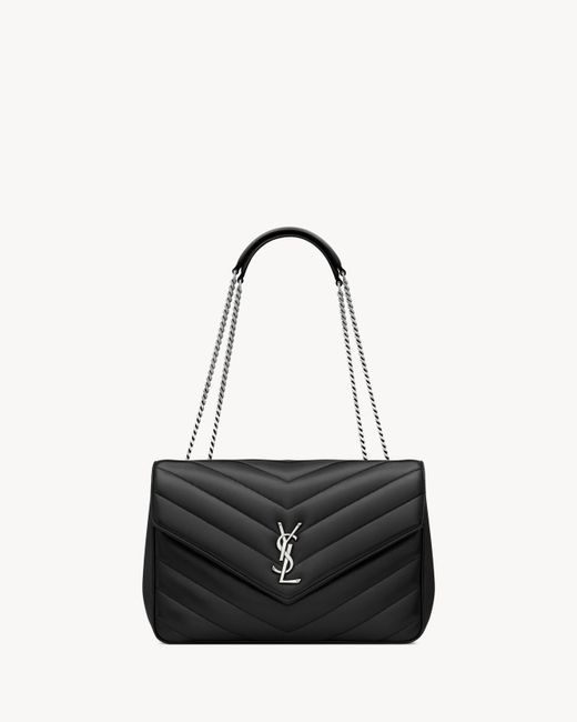 Loulou Large di Saint Laurent in Black