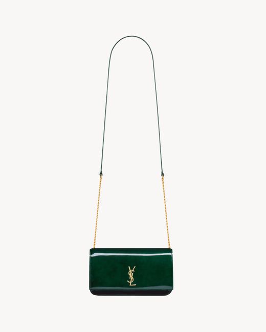 Saint Laurent Green Cassandre Phone Case