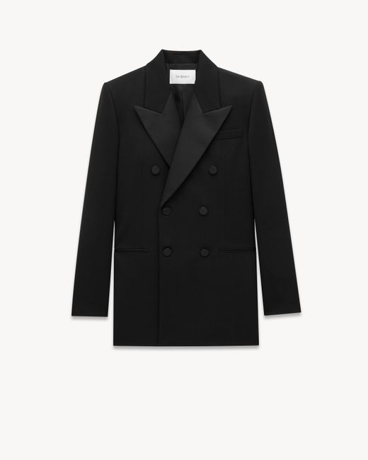 Saint Laurent Black Tone Sizexedo Jacket