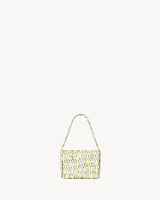 Saint Laurent Natural Micro Evening Bag