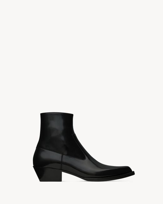 Stivaletti Beat 40 di Saint Laurent in Black