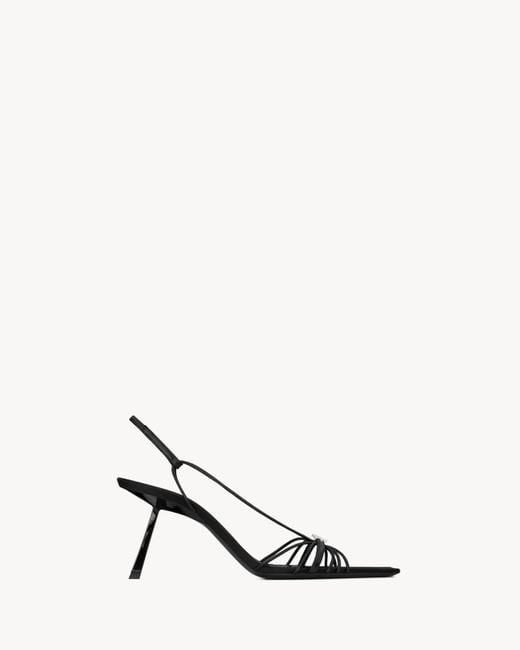 Saint Laurent Natural Jerry Sandals
