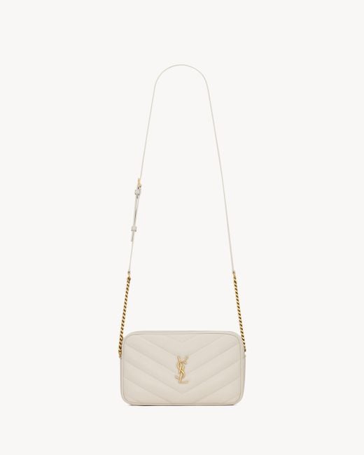 Saint Laurent Natural Loulou Camera Bag
