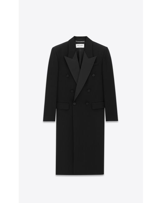 Saint Laurent Black Tuxedo Coat for men