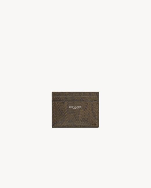Saint Laurent Multicolor Paris Card Case for men