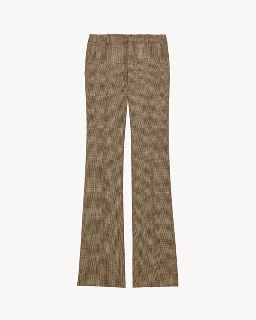 Saint Laurent Natural Flared Pants
