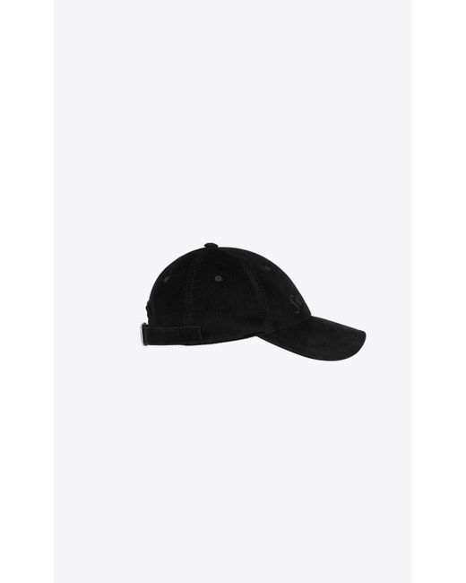 Saint Laurent Black Vintage Cap for men
