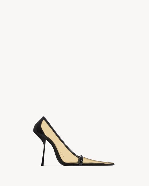 Saint Laurent White Brigitte Pumps