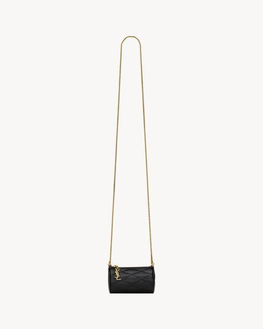 Saint Laurent Saint Laone Sizerent サド マイクロ チューブ（ラムスキン） Black
