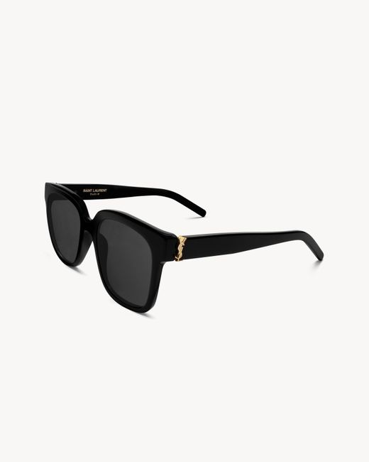 Saint Laurent Black "Monogram Sl M40" Sunglasses