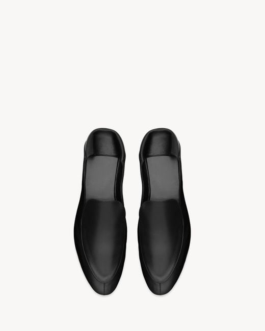 Saint Laurent Black Saint Laone Sizerent Alain Slippers for men
