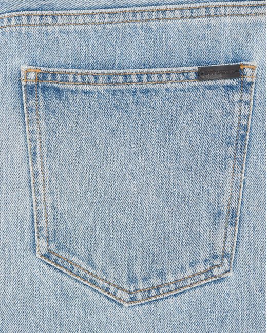 Saint Laurent Blue Long baggy Jeans