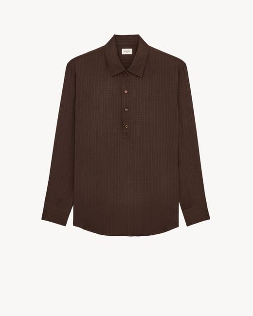 Saint Laurent Brown Shirt for men