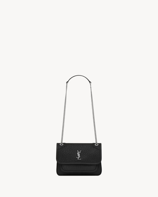 Saint Laurent Saint Laone Sizerent ニキ ミニ（グレインラムスキン） Black