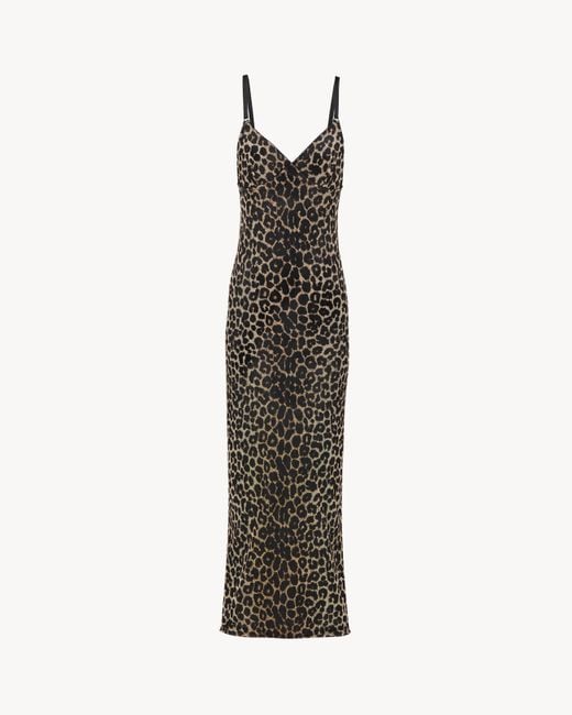 Saint Laurent White Slip Dress