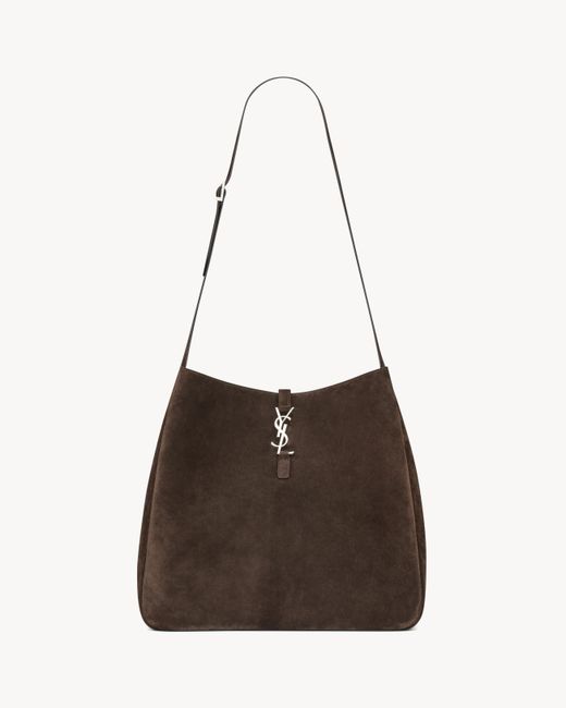 Saint Laurent Brown Le 5 À 7 Maxi Hobo for men