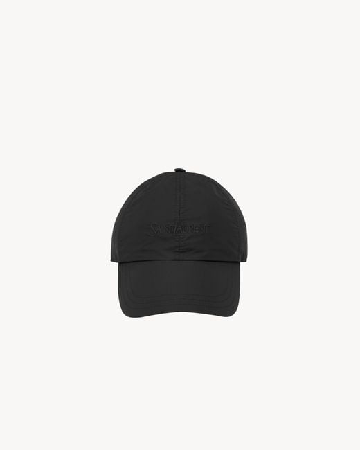 Saint Laurent Black Cap