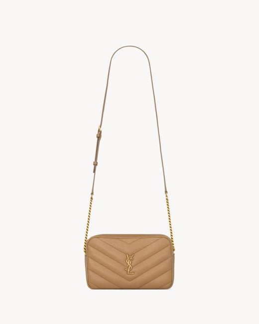 Saint Laurent White Loulou Camera Bag