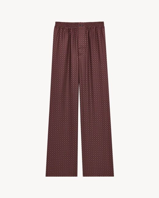 Saint Laurent Purple Pants for men
