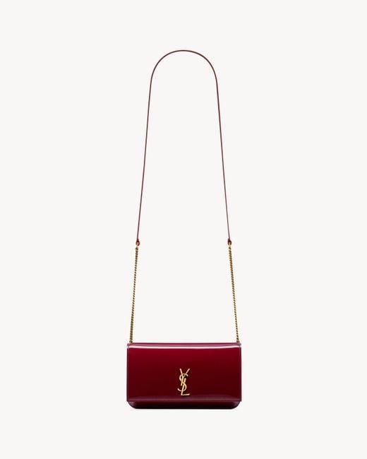 Saint Laurent Red Cassandre Phone Holder