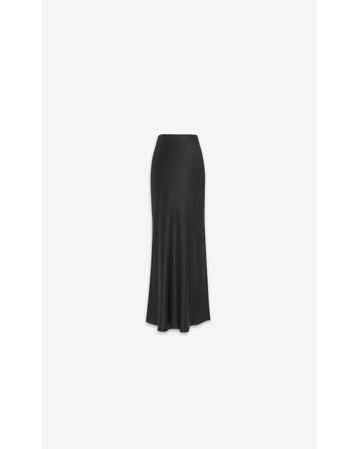 Saint Laurent Black Maxi Skirts