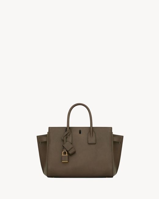 Sac De Jour En Cuir Lisse Saint Laurent en coloris Multicolor