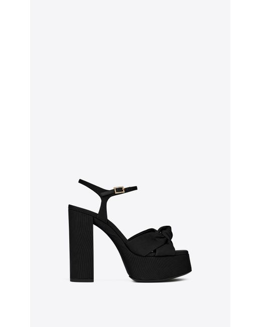 saint laurent bianca platform sandals