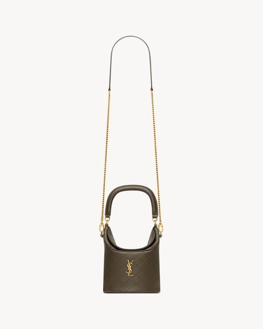 Saint Laurent White Saint Laone Sizerent Gaby Bone Sizecket Bag
