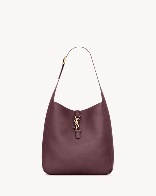 Saint Laurent Purple Le 5 À 7 Supple Large