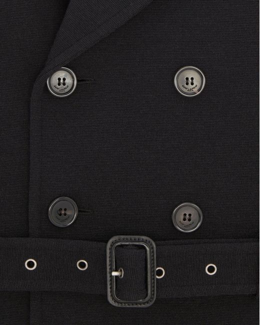 Saint Laurent Black Saharienne Jacket