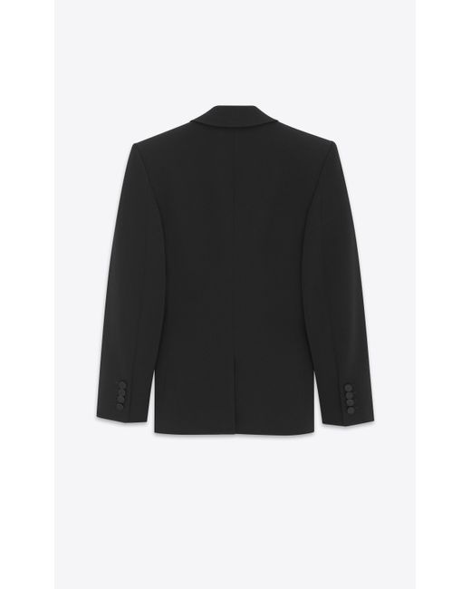 Saint Laurent Black Tuxedo Jacket