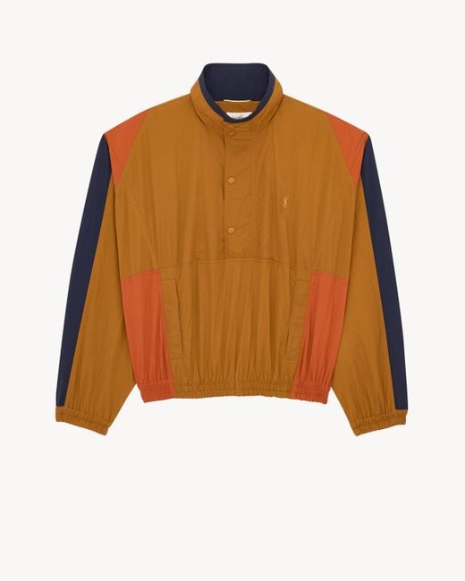 Saint Laurent Orange Cassandre Windbreaker