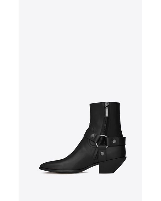 saint laurent west harness boots