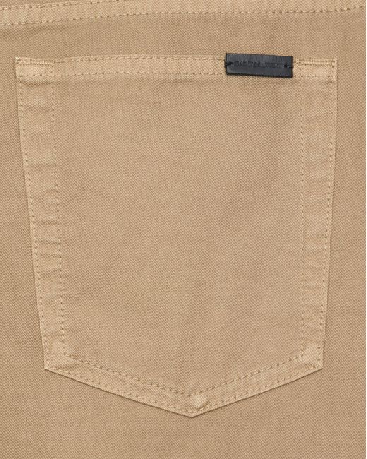 Saint Laurent Natural Clyde Pants In Cotton