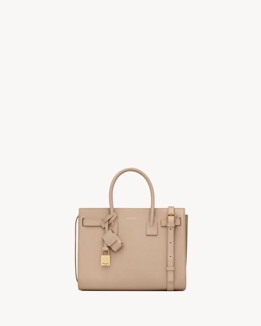 Saint Laurent Saint Laone Sizerent サック ド ジュール ベイビー（スムースレザー） Natural