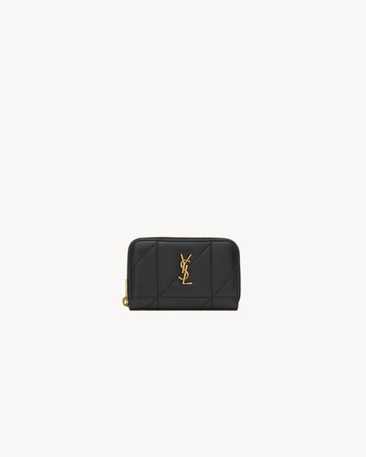 Saint Laurent White Jamie Change Purse