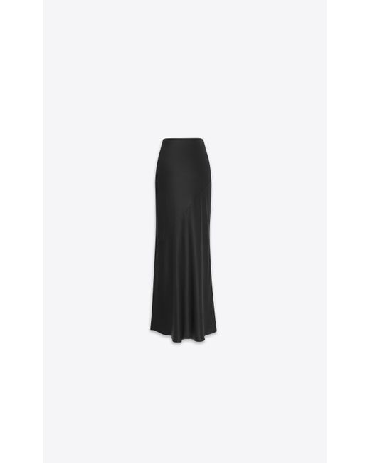 Saint Laurent Black Maxi Skirts
